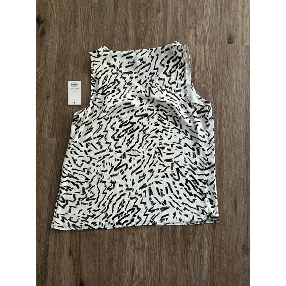 Nine West Black and White Sleeveless Tank Top NWT size Medium - Picture 8 of 8